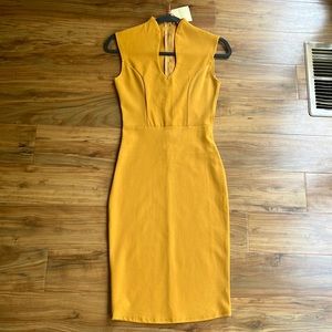 Mustard Midi Dress